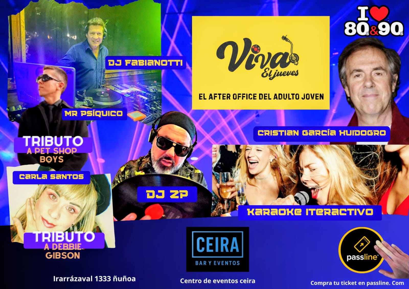 Viva El Jueves — Artistas y programa completo